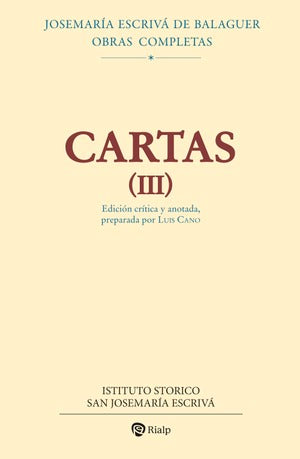 Cartas III (Edición crítico-histórica)